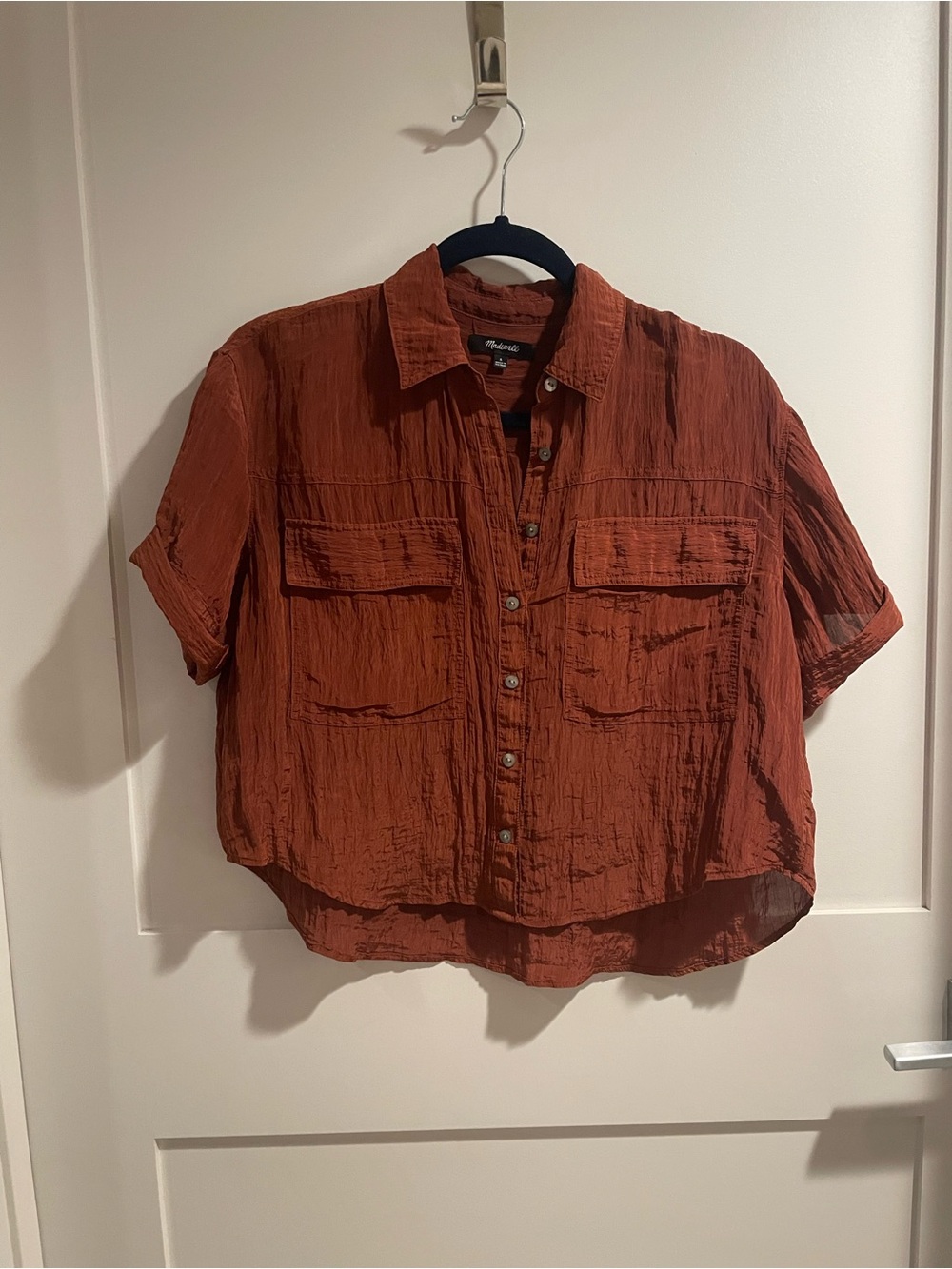 Madewell Rust Button-Down Shirt